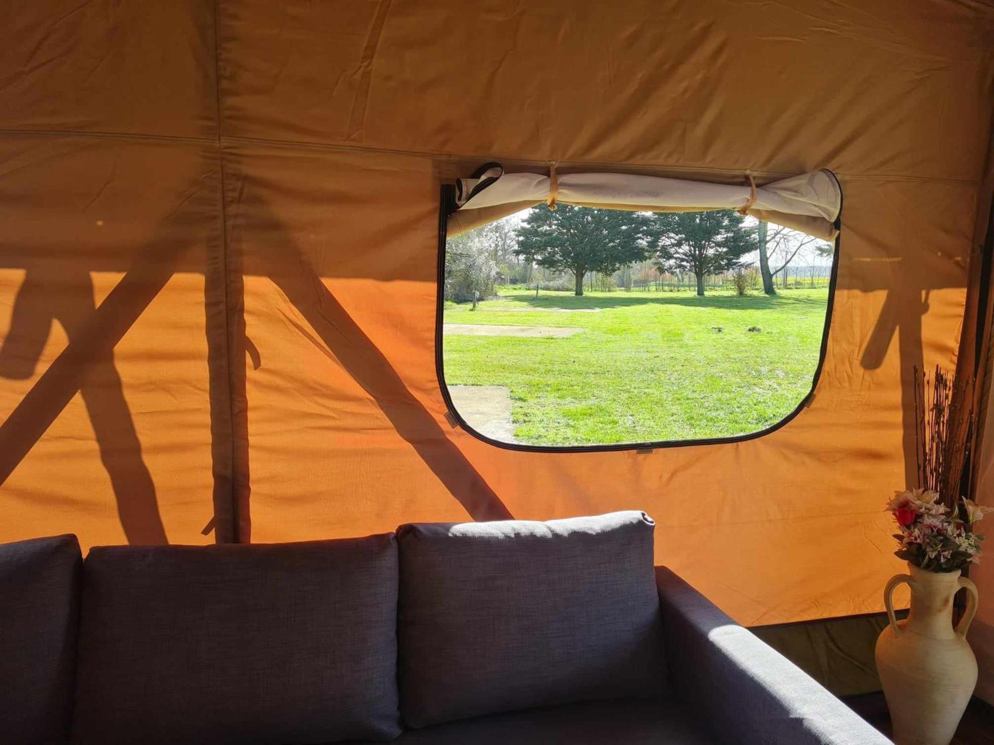 Camping De La Touche Ligueil Exterior foto